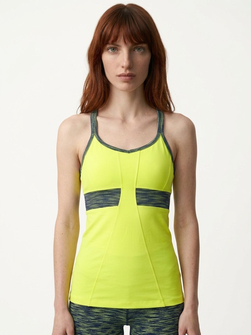 ATHLETA | Lemon Lime Active Tank Top Strappy Back Women’s Size XX-Small